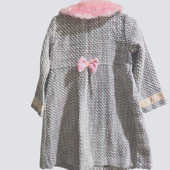 Blueberi Boulevard Tweed Pea Coat - Picture 4 of 5